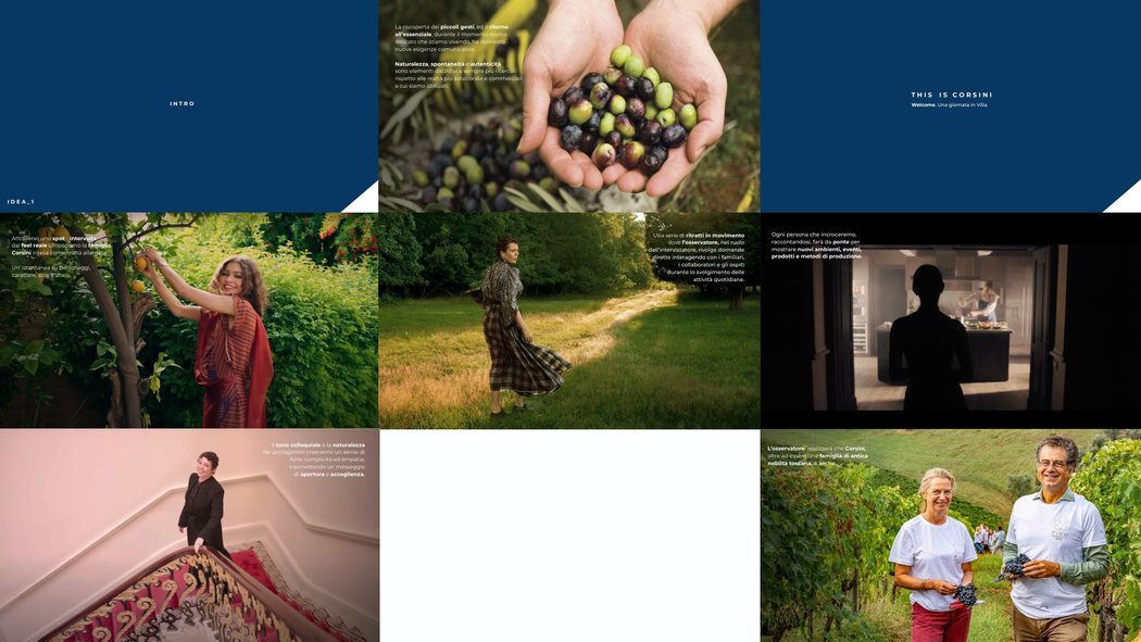 Original visual development board: This Is Corsini / treatment