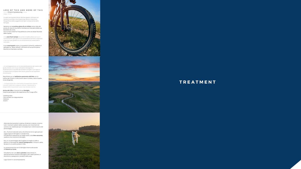Original visual development board: Less Of This / treatment
