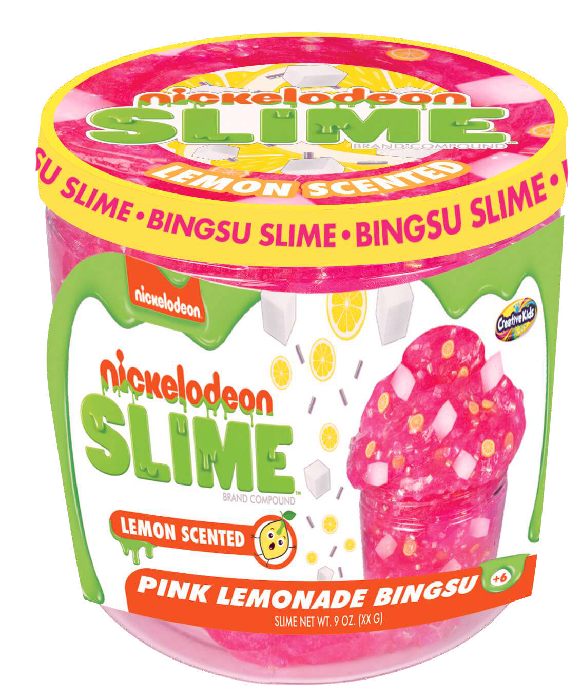 Nickelodeon slime toy packaging, from original concept deck